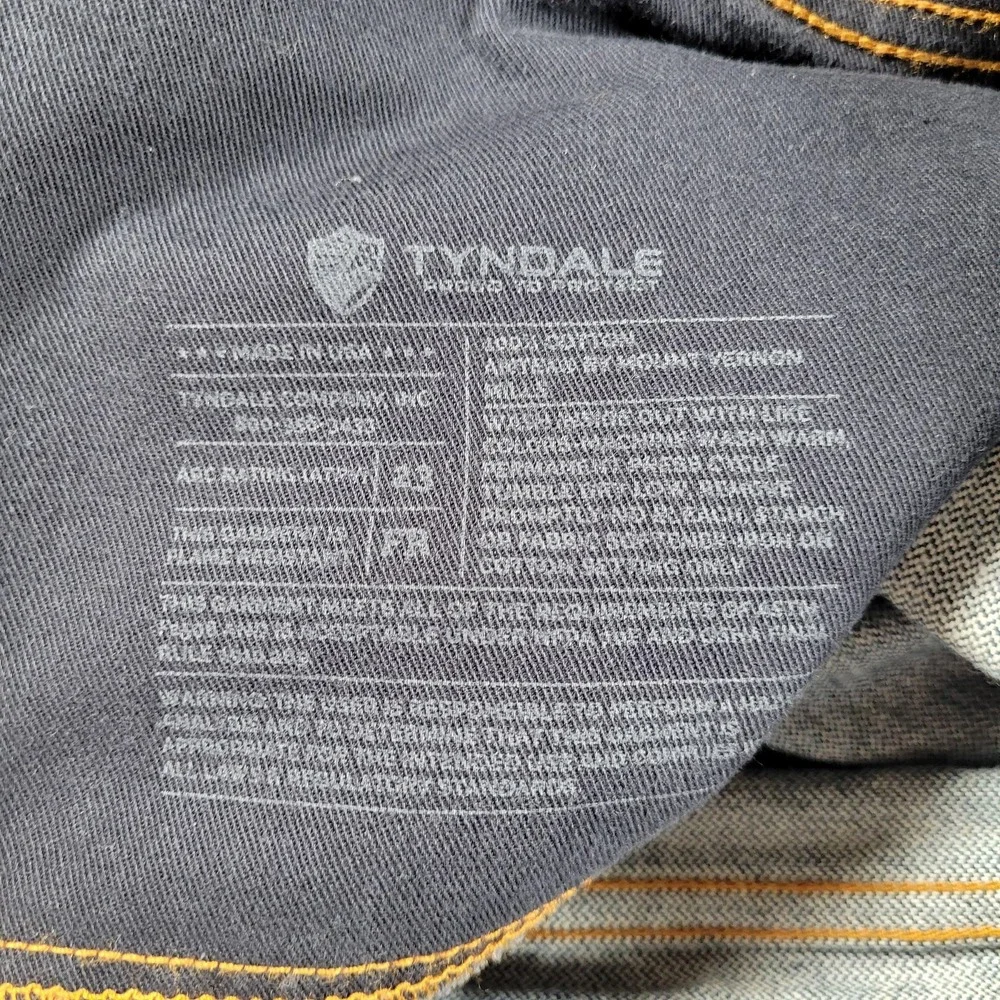 Tyndale FR Jeans Mens (39x32 Actual) Made in USA NFPA 2112 CAT 2 Arc Rated J230T